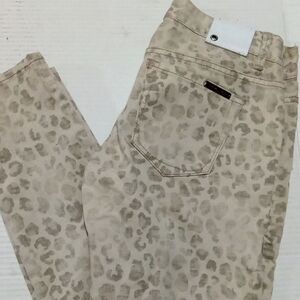 Armani Exchange woman Jeans Animal Print Size 4 beige
